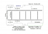 Sprinter Crafter Boden mit 7 Ladungssicherungs- Schienen L2-203