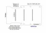 Movano Master Boden mit 3 Ladungssicherungs-Schienen ( L2 T201