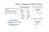 Citan - Kangoo Seitenverkleidung aus Sperrholz ( L1 )