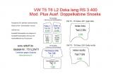T5 / T6 / T6.1 Plus Doppelkabine Seitenverkleidung L2