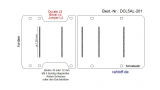 Citroen Jumper L4 Boden Ladungssicherungs - Schienen 5x